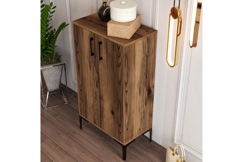 Babice Skoskap skap 35x60 cm - Valnøtt - Oppbevaring - Skooppbevaring - Skoskap