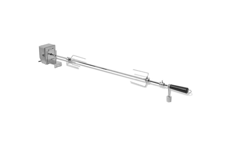BBQ Rotisserie-spyd med Profesjonell Motor Stål 1200 mm - Hage - Griller - Grilltilbehør - Grillstativ & rotisseri