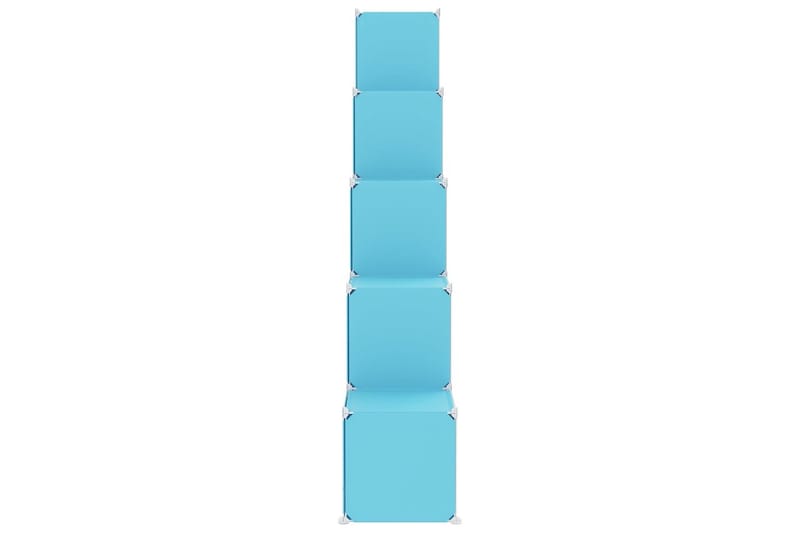 beBasic Oppbevaringshylle med 15 kuber blå PP - BlÃ¥ - Gangoppbevaring - Skooppbevaring - Skohylle & skostativ