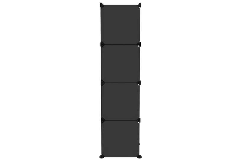beBasic Oppbevaringshylle med 9 kuber svart PP - Svart - Gangoppbevaring - Skooppbevaring - Skohylle & skostativ