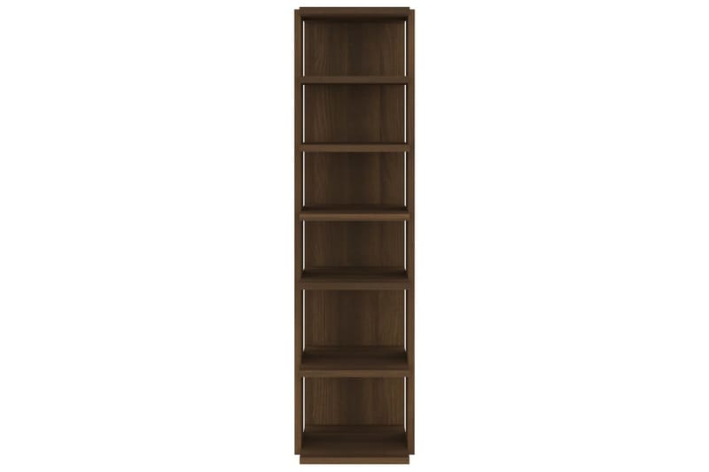 beBasic Skohylle brun eik 25x27x102 cm konstruert tre - Brun - Oppbevaring - Skooppbevaring