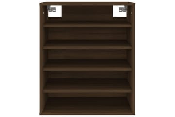 beBasic Skohylle brun eik 60x35x70 cm konstruert tre - Brun - Oppbevaring - Skooppbevaring