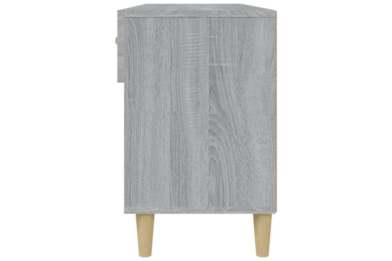 beBasic Skohylle grå sonoma 102x35x55 cm konstruert tre - GrÃ¥ - Oppbevaring - Skooppbevaring