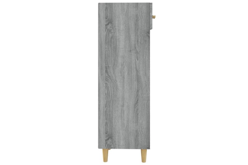 beBasic Skohylle grå sonoma 30x35x105 cm konstruert tre - GrÃ¥ - Oppbevaring - Skooppbevaring