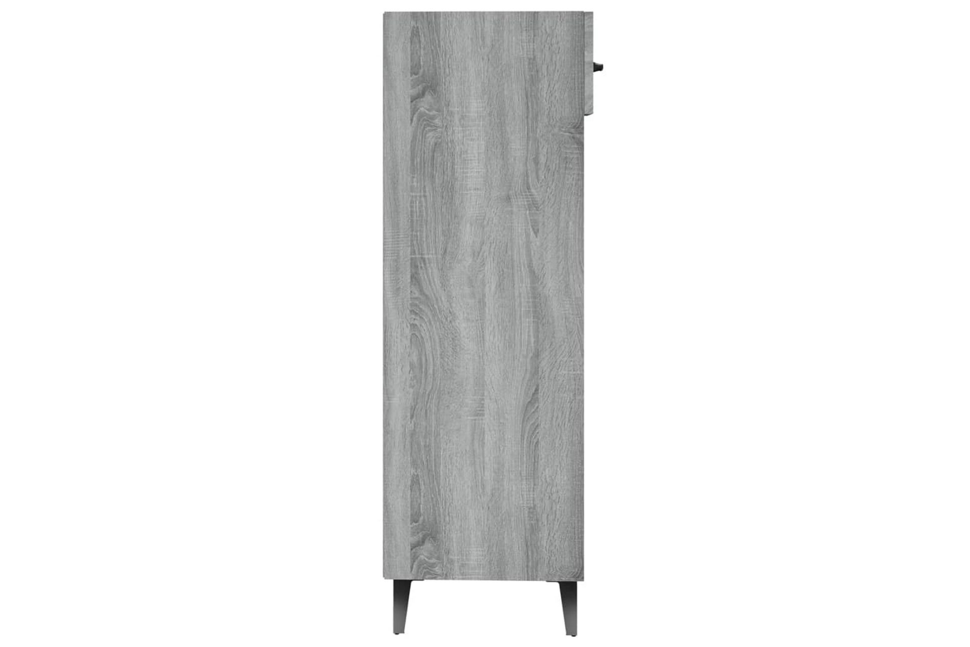 beBasic Skohylle grå sonoma 30x35x105 cm konstruert tre - GrÃ¥ - Oppbevaring - Skooppbevaring