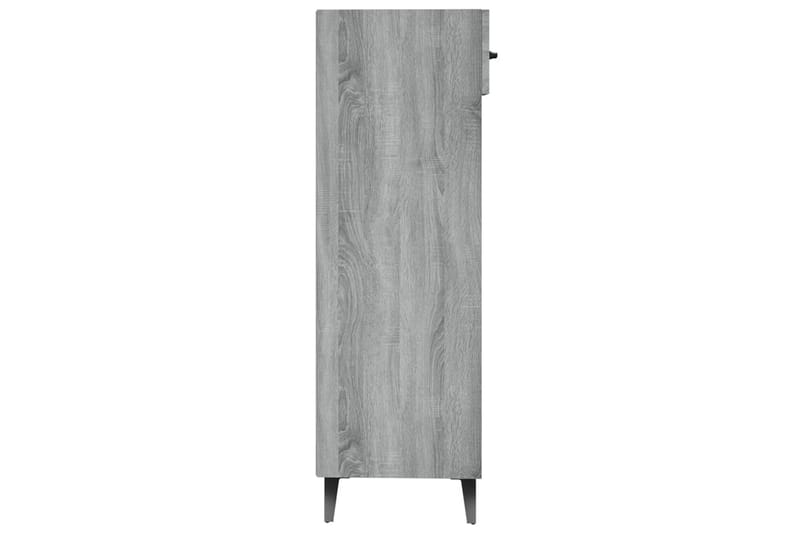 beBasic Skohylle grå sonoma 30x35x105 cm konstruert tre - GrÃ¥ - Oppbevaring - Skooppbevaring