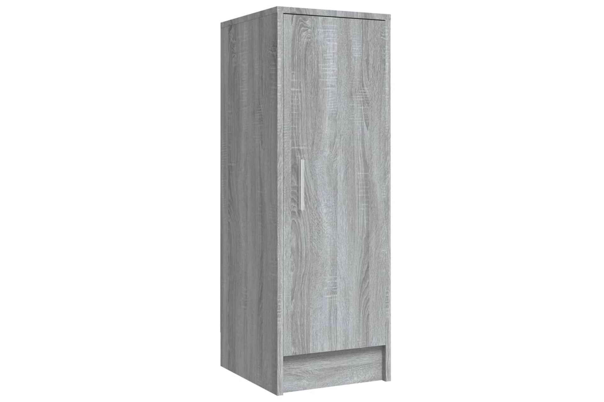 beBasic Skohylle grå sonoma 32x35x92 cm konstruert tre - GrÃ¥ - Oppbevaring - Skooppbevaring