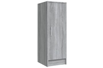 beBasic Skohylle grå sonoma 32x35x92 cm konstruert tre - GrÃ¥ - Oppbevaring - Skooppbevaring