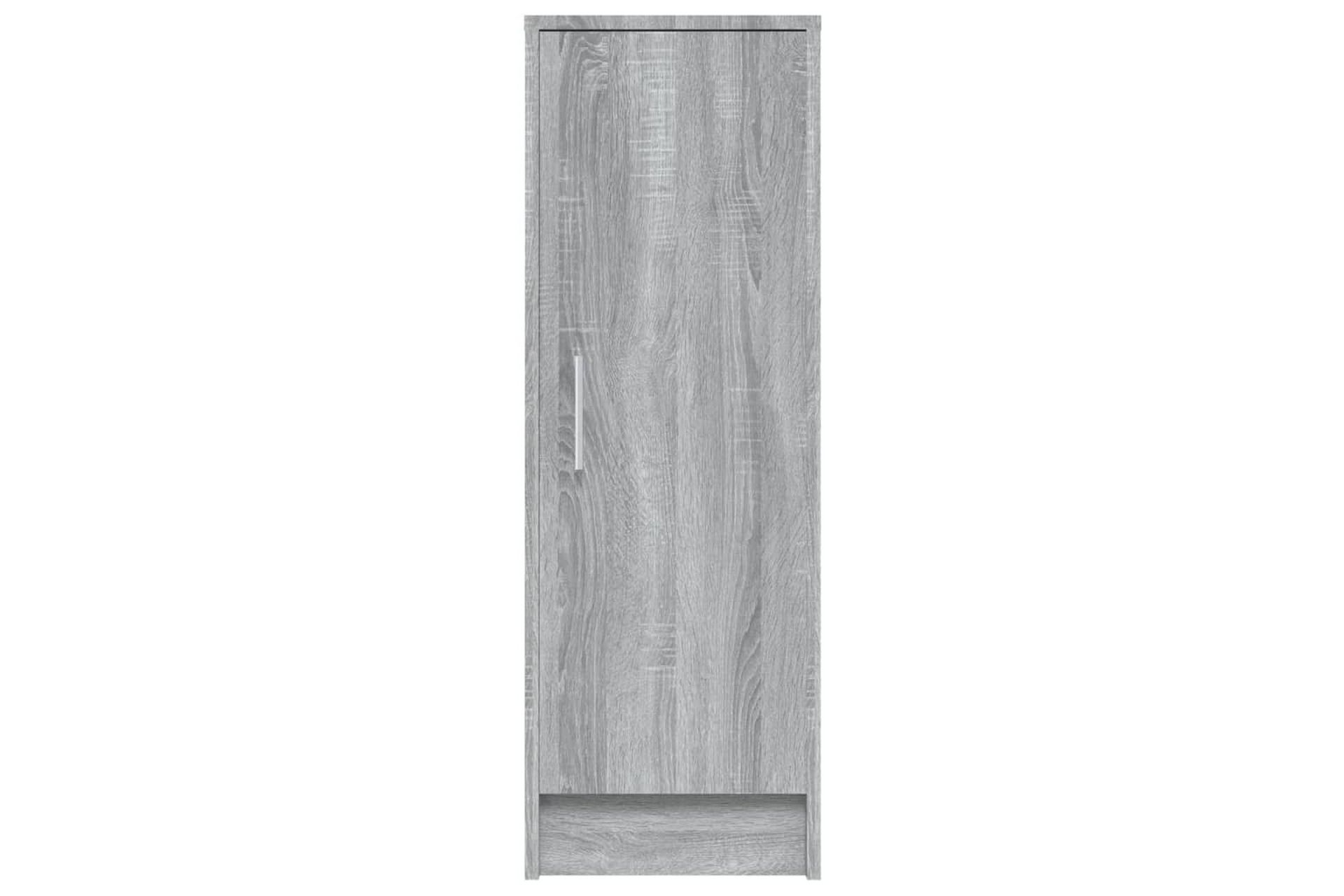 beBasic Skohylle grå sonoma 32x35x92 cm konstruert tre - GrÃ¥ - Oppbevaring - Skooppbevaring
