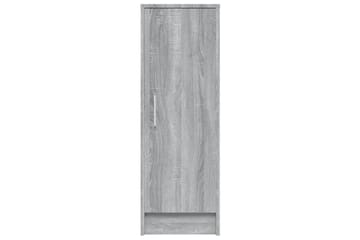 beBasic Skohylle grå sonoma 32x35x92 cm konstruert tre - GrÃ¥ - Oppbevaring - Skooppbevaring