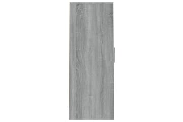 beBasic Skohylle grå sonoma 32x35x92 cm konstruert tre - GrÃ¥ - Oppbevaring - Skooppbevaring