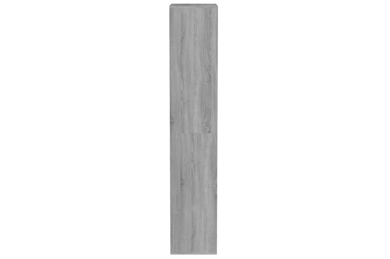 beBasic Skohylle grå sonoma 54x34x183 cm konstruert tre - GrÃ¥ - Oppbevaring - Skooppbevaring
