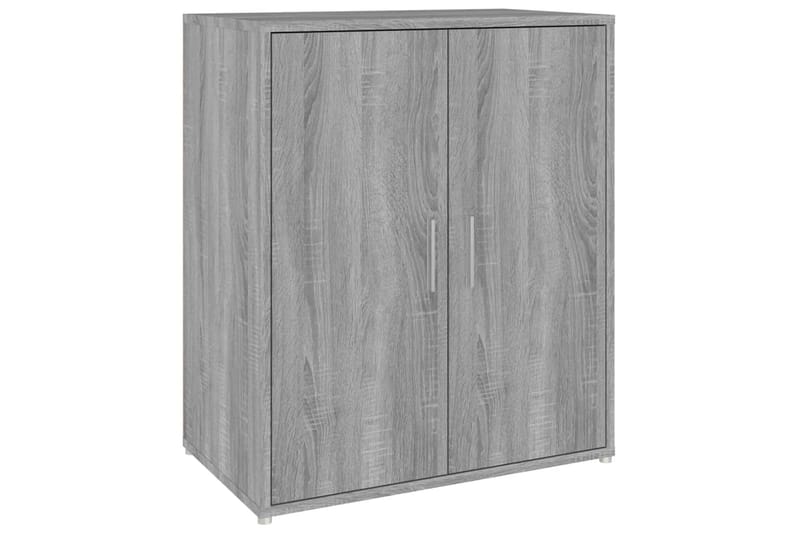 beBasic Skohylle grå sonoma 60x35x70 cm konstruert tre - GrÃ¥ - Oppbevaring - Skooppbevaring