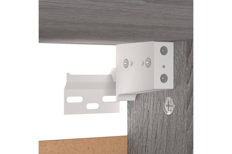 beBasic Skohylle grå sonoma 60x35x70 cm konstruert tre - GrÃ¥ - Oppbevaring - Skooppbevaring