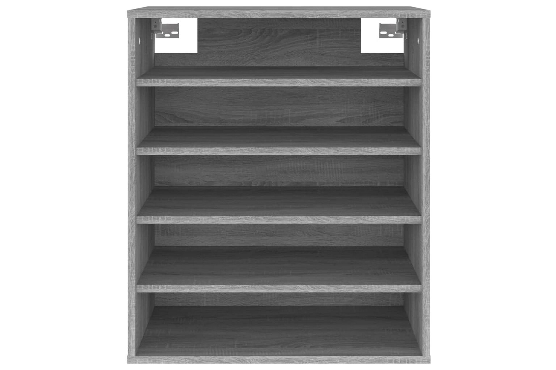 beBasic Skohylle grå sonoma 60x35x70 cm konstruert tre - GrÃ¥ - Oppbevaring - Skooppbevaring