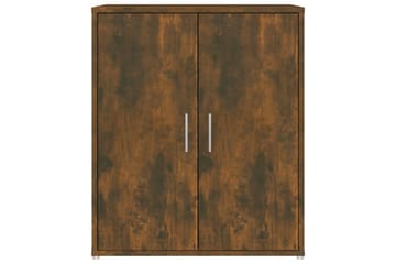 beBasic Skohylle røkt eik 60x35x70 cm konstruert tre - Brun - Oppbevaring - Skooppbevaring