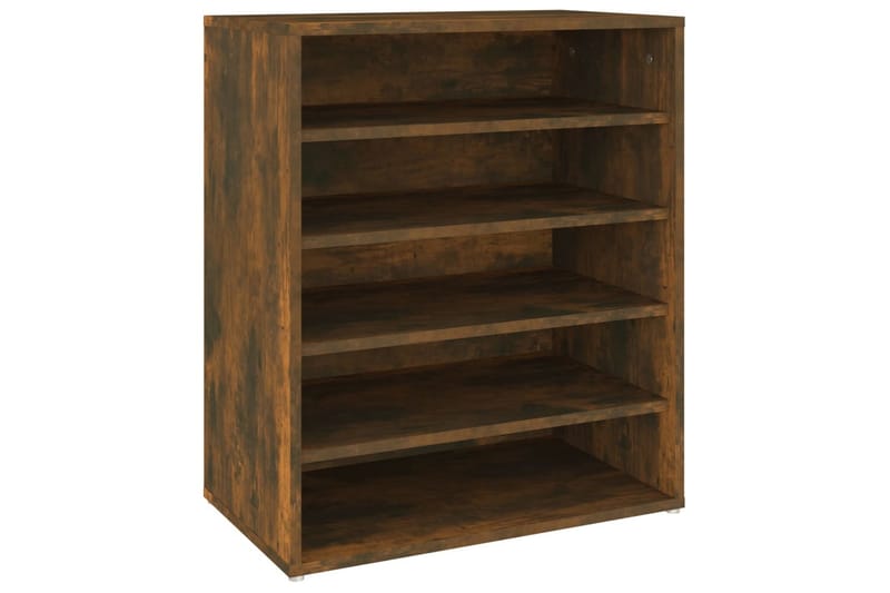 beBasic Skohylle røkt eik 60x35x70 cm konstruert tre - Brun - Oppbevaring - Skooppbevaring