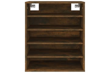 beBasic Skohylle røkt eik 60x35x70 cm konstruert tre - Brun - Oppbevaring - Skooppbevaring