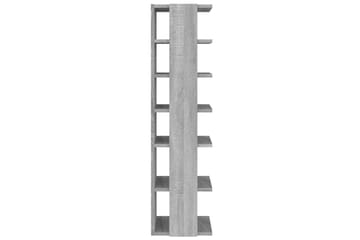 beBasic Skohyller 2 stk grå sonoma 25x27x102 cm konstruert tre - GrÃ¥ - Oppbevaring - Skooppbevaring