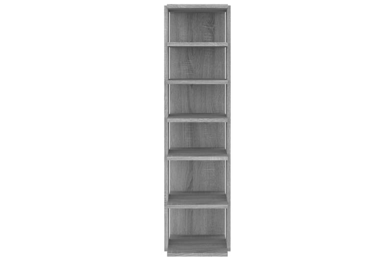 beBasic Skohyller 2 stk grå sonoma 25x27x102 cm konstruert tre - GrÃ¥ - Oppbevaring - Skooppbevaring
