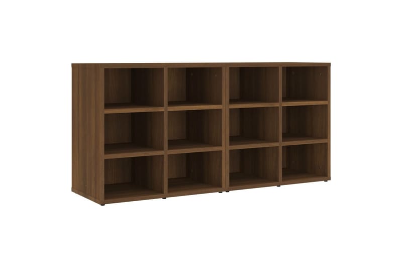 beBasic Skoskap 2 stk brun eik 52,5x30x50 cm - Brun - Oppbevaring - Skooppbevaring - Skoskap