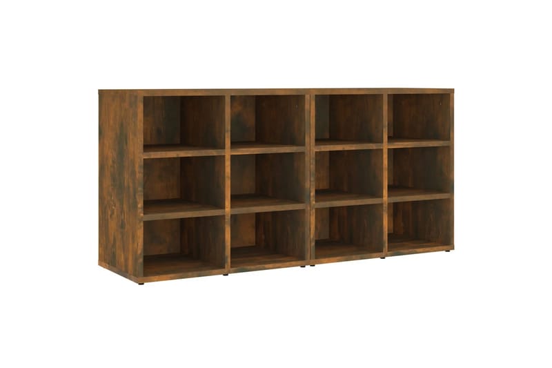 beBasic Skoskap 2 stk røkt eik 52,5x30x50 cm - Brun - Oppbevaring - Skooppbevaring - Skoskap