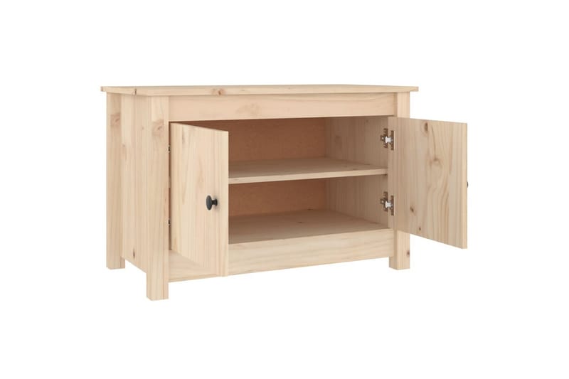 beBasic Skoskap 70x38x45,5 cm heltre furu - Brun - Oppbevaring - Skooppbevaring - Skoskap
