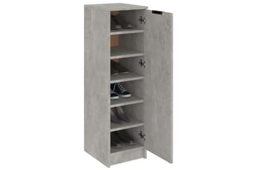 beBasic Skoskap betonggrå 30x35x100 cm konstruert tre - GrÃ¥ - Oppbevaring - Skooppbevaring - Skoskap