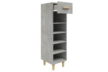 beBasic Skoskap betonggrå 30x35x105 cm konstruert tre - GrÃ¥ - Oppbevaring - Skooppbevaring - Skoskap