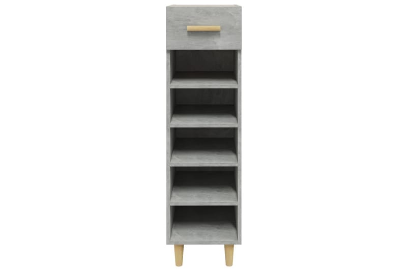 beBasic Skoskap betonggrå 30x35x105 cm konstruert tre - GrÃ¥ - Oppbevaring - Skooppbevaring - Skoskap