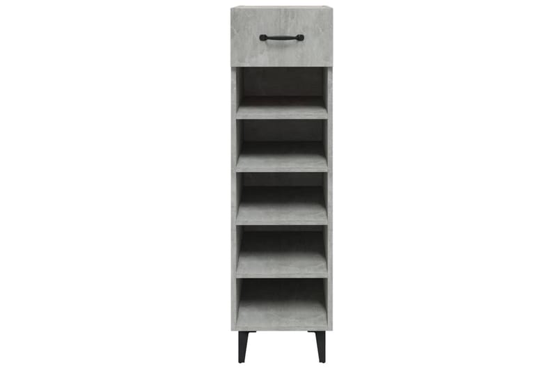 beBasic Skoskap betonggrå 30x35x105 cm konstruert tre - GrÃ¥ - Oppbevaring - Skooppbevaring - Skoskap