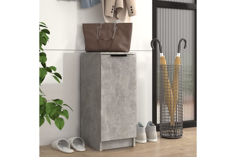 beBasic Skoskap betonggrå 30x35x70 cm konstruert tre - GrÃ¥ - Oppbevaring - Skooppbevaring - Skoskap