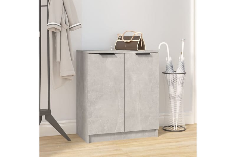 beBasic Skoskap betonggrå 59x35x70 cm konstruert tre - GrÃ¥ - Oppbevaring - Skooppbevaring - Skoskap