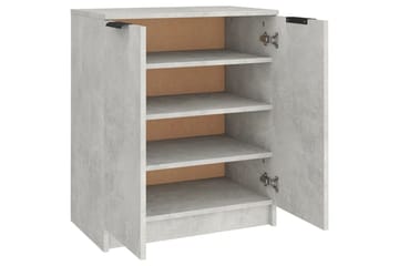 beBasic Skoskap betonggrå 59x35x70 cm konstruert tre - GrÃ¥ - Oppbevaring - Skooppbevaring - Skoskap