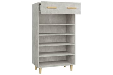 beBasic Skoskap betonggrå 60x35x105 cm konstruert tre - GrÃ¥ - Oppbevaring - Skooppbevaring - Skoskap