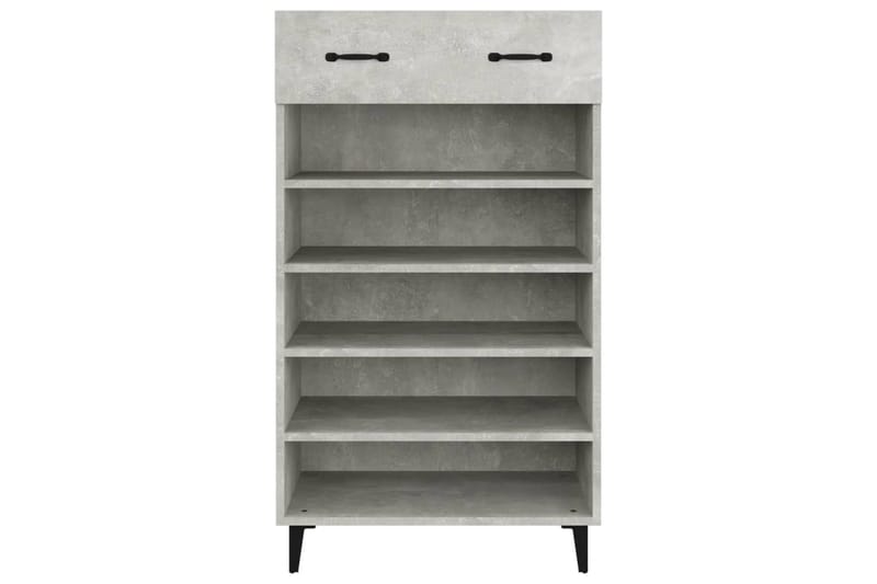 beBasic Skoskap betonggrå 60x35x105 cm konstruert tre - GrÃ¥ - Oppbevaring - Skooppbevaring - Skoskap