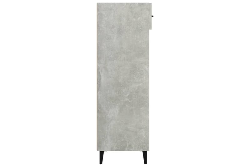 beBasic Skoskap betonggrå 60x35x105 cm konstruert tre - GrÃ¥ - Oppbevaring - Skooppbevaring - Skoskap