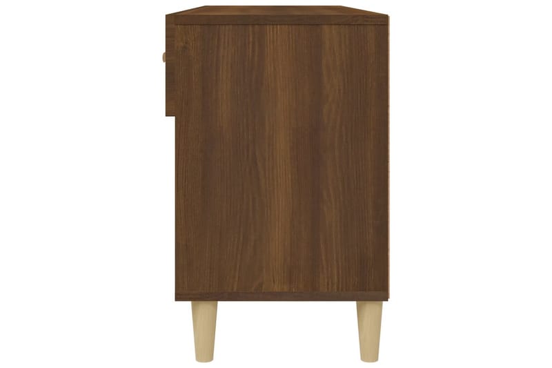 beBasic Skoskap brun eik 102x35x55 cm konstruert tre - Brun - Oppbevaring - Skooppbevaring - Skoskap