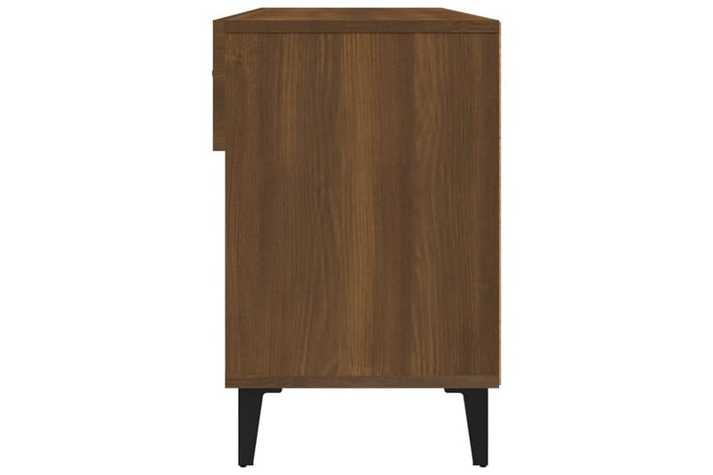 beBasic Skoskap brun eik 102x35x55 cm konstruert tre - Brun - Oppbevaring - Skooppbevaring - Skoskap