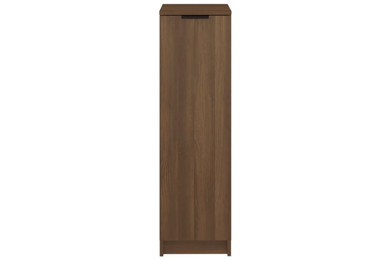 beBasic Skoskap brun eik 30x35x100 cm konstruert tre - Brun - Oppbevaring - Skooppbevaring