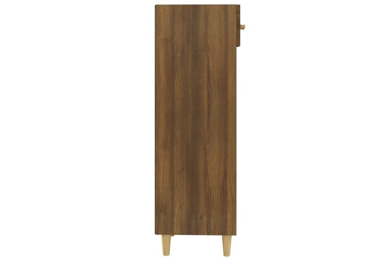 beBasic Skoskap brun eik 30x35x105 cm konstruert tre - Brun - Oppbevaring - Skooppbevaring - Skoskap