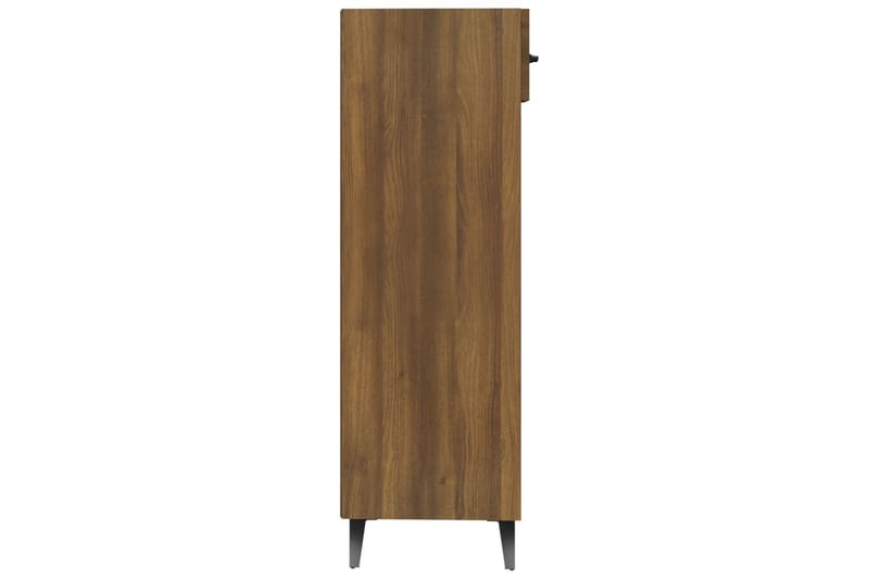 beBasic Skoskap brun eik 30x35x105 cm konstruert tre - Brun - Oppbevaring - Skooppbevaring - Skoskap