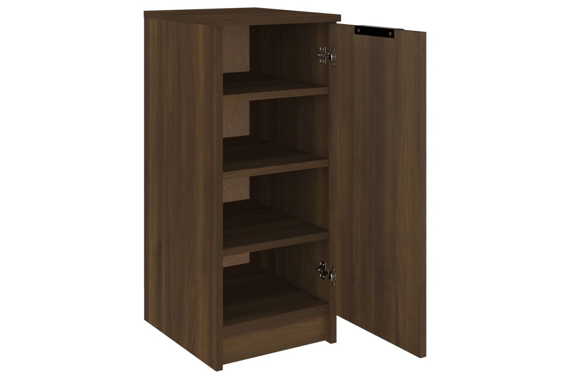 beBasic Skoskap brun eik 30x35x70 cm konstruert tre - Brun - Oppbevaring - Skooppbevaring