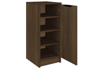 beBasic Skoskap brun eik 30x35x70 cm konstruert tre - Brun - Oppbevaring - Skooppbevaring