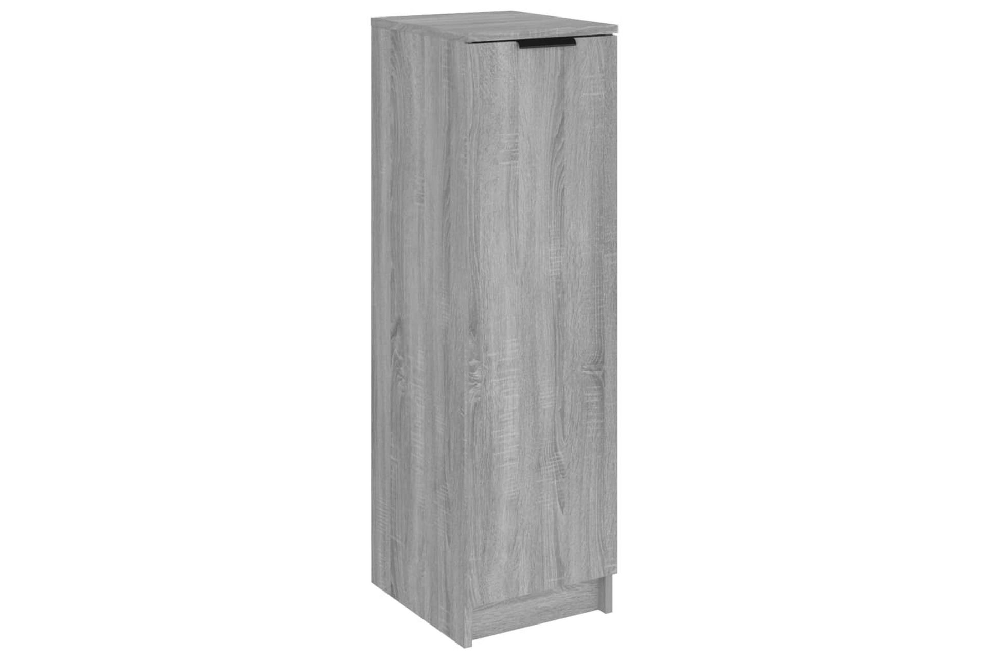 beBasic Skoskap grå sonoma 30x35x100 cm konstruert tre - GrÃ¥ - Oppbevaring - Skooppbevaring