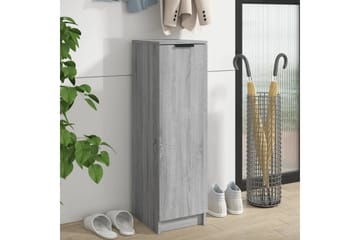 beBasic Skoskap grå sonoma 30x35x100 cm konstruert tre - GrÃ¥ - Oppbevaring - Skooppbevaring