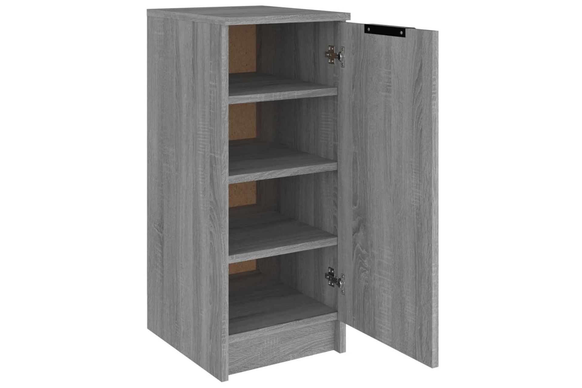 beBasic Skoskap grå sonoma 30x35x70 cm konstruert tre - GrÃ¥ - Oppbevaring - Skooppbevaring - Skoskap