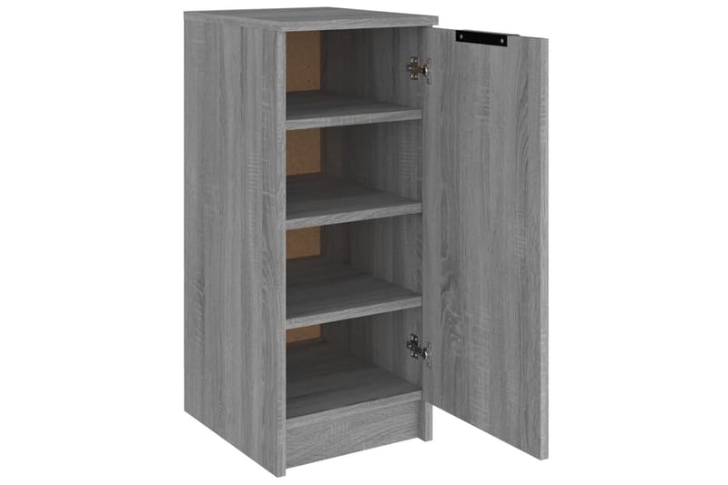 beBasic Skoskap grå sonoma 30x35x70 cm konstruert tre - GrÃ¥ - Oppbevaring - Skooppbevaring - Skoskap