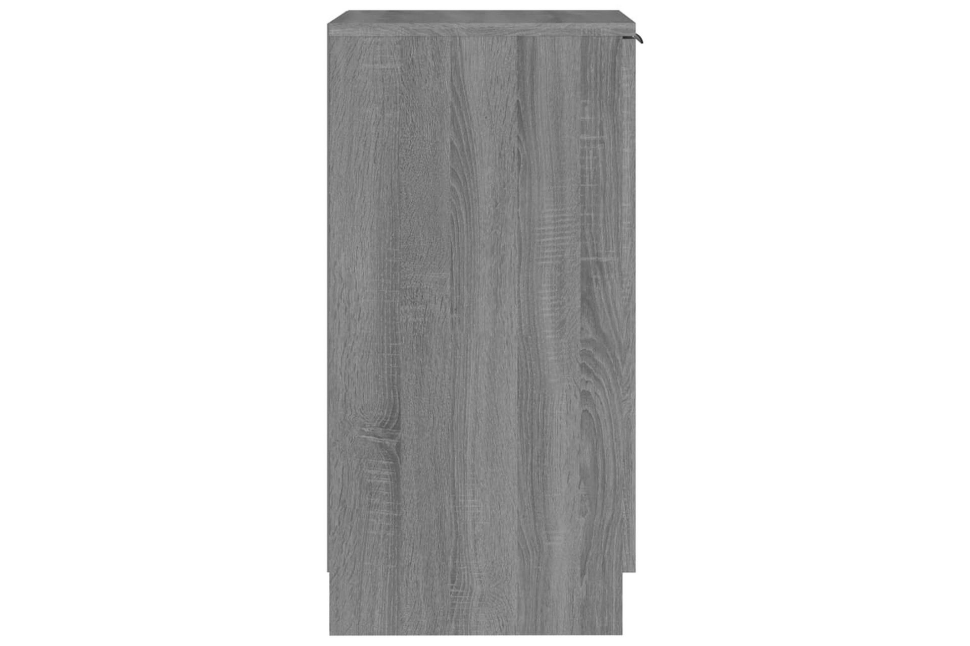 beBasic Skoskap grå sonoma 30x35x70 cm konstruert tre - GrÃ¥ - Oppbevaring - Skooppbevaring - Skoskap