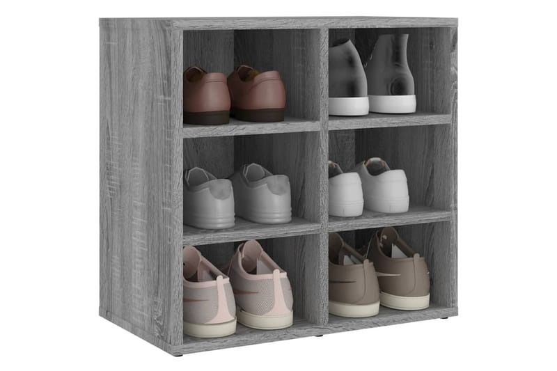 beBasic Skoskap grå sonoma 52,5x30x50 cm - GrÃ¥ - Oppbevaring - Skooppbevaring - Skoskap